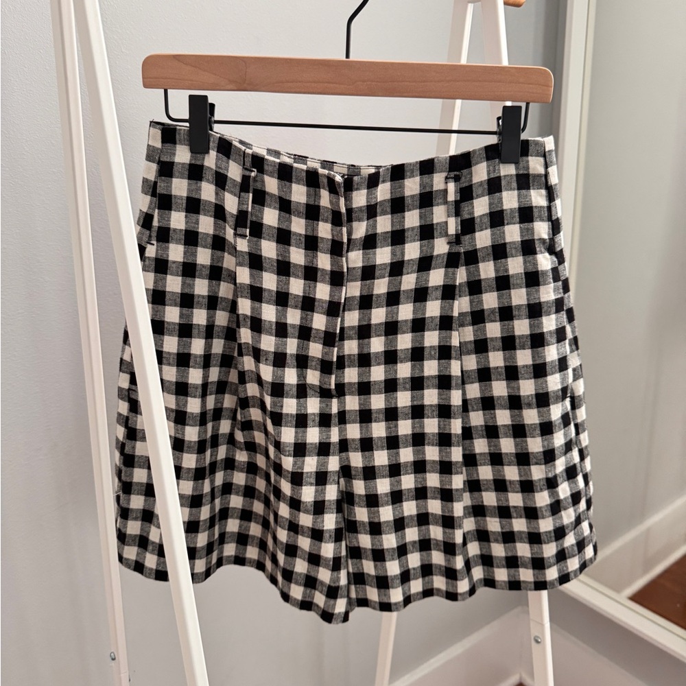 Zara gingham shorts